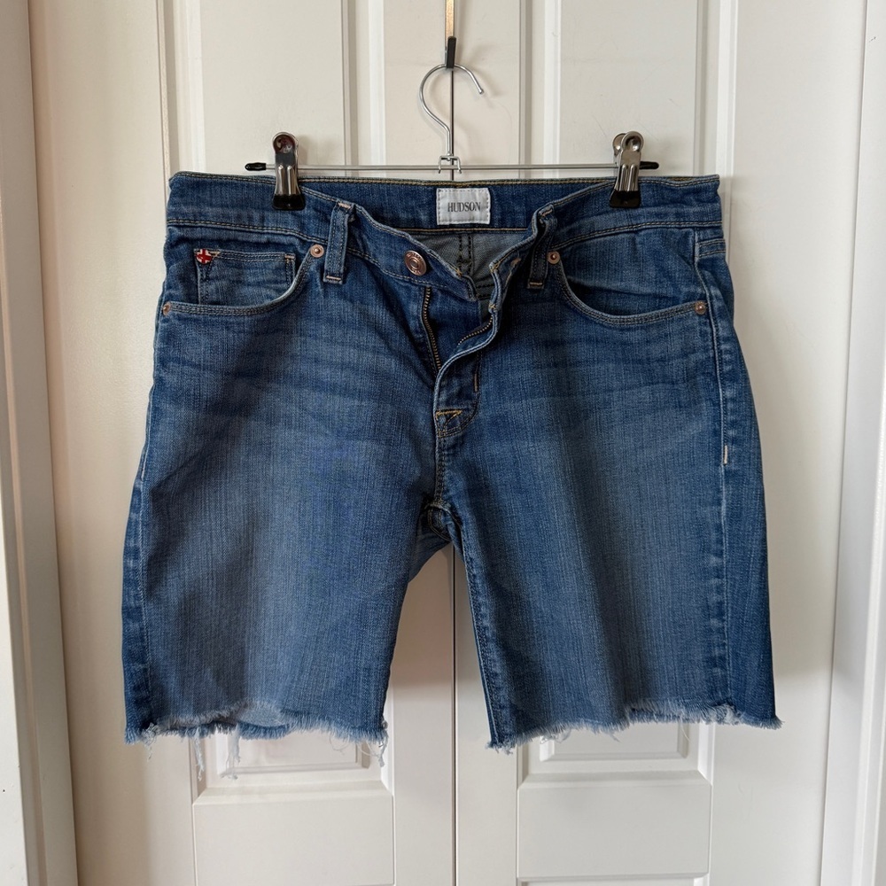 HUDSON Krista Cutoff Bermuda Shorts | 28